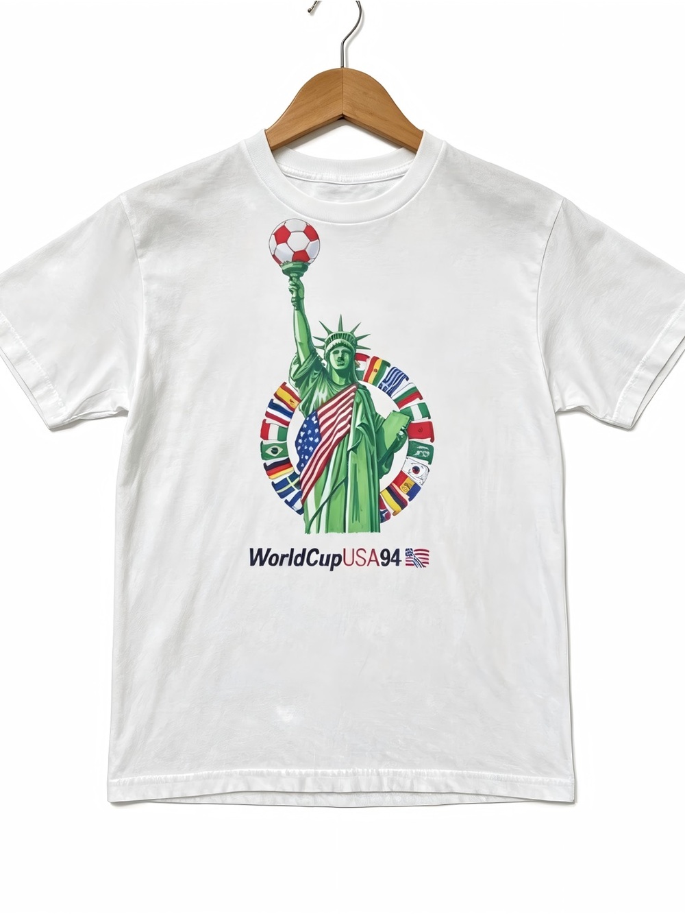 Vintage World Cup USA Womens Mens T-shirt Unisex